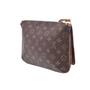 Louis Vuitton Tango Brown Leather Monogram Musette Bag
